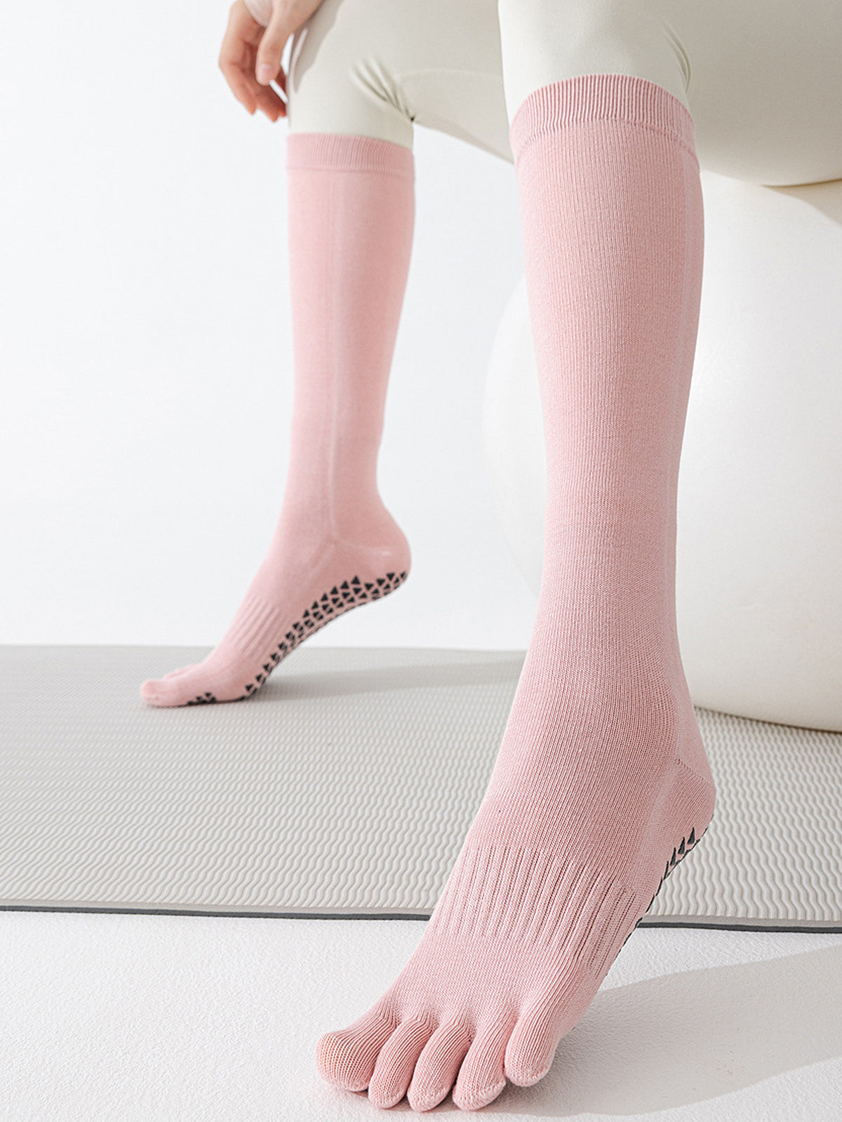 Calf-High Five-Toe Yoga Compression Socks - Flexvibe product image 6