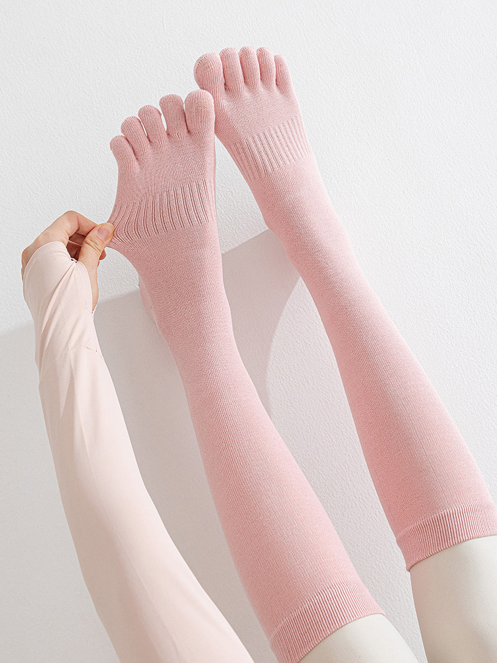 Calf-High Five-Toe Yoga Compression Socks - Flexvibe product image 2