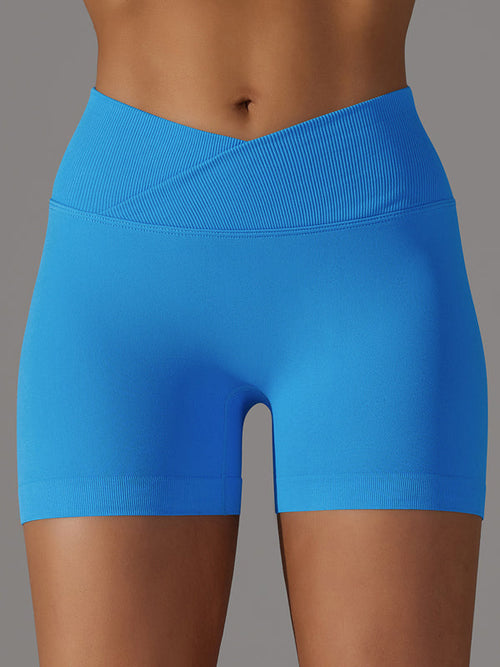 Flexvibe butt lifting yoga shorts in Core Color, tummy control main product image