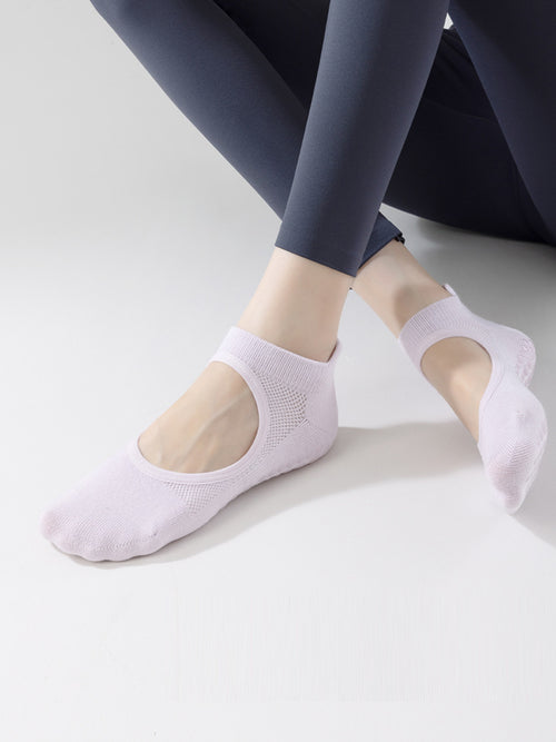 Seamless Cotton Pilates Grip Socks for Women - Flexvibe product image 1