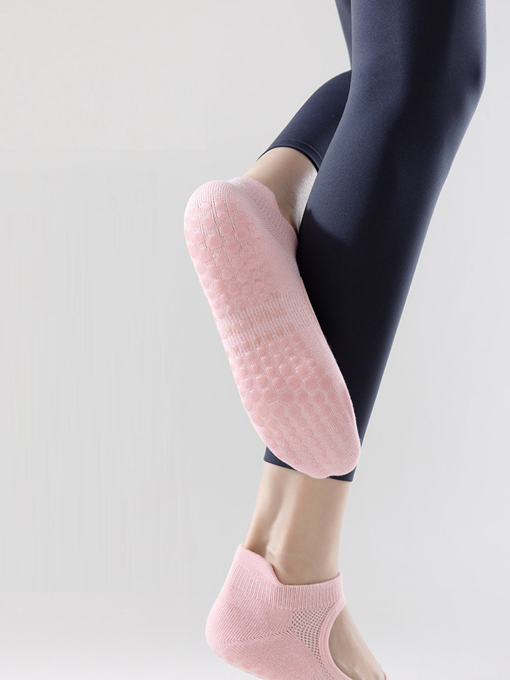Seamless Cotton Pilates Grip Socks for Women - Flexvibe product image 8