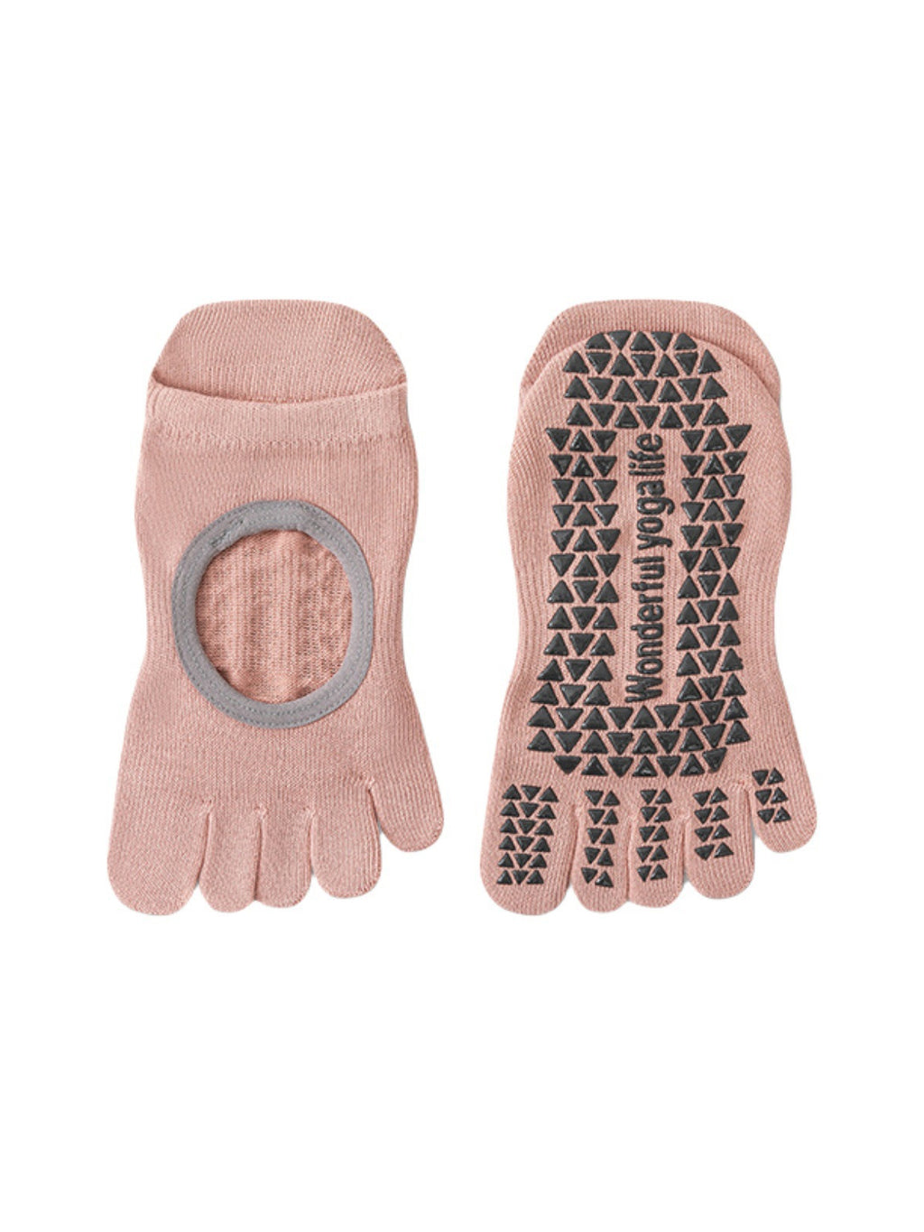 Thin Cotton Five-Toe Pilates Grip Socks - Flexvibe product image 10