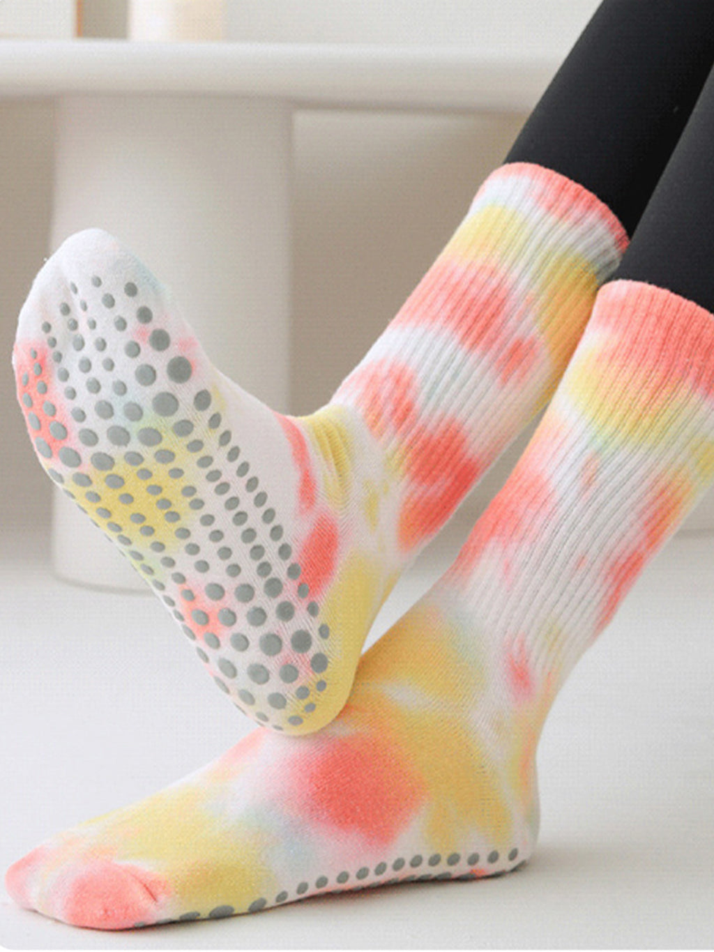 Tie-Dye Non-Slip Yoga & Pilates Socks - Flexvibe product image 10