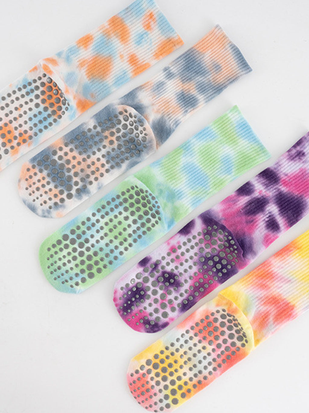Tie-Dye Non-Slip Yoga & Pilates Socks - Flexvibe product image 12