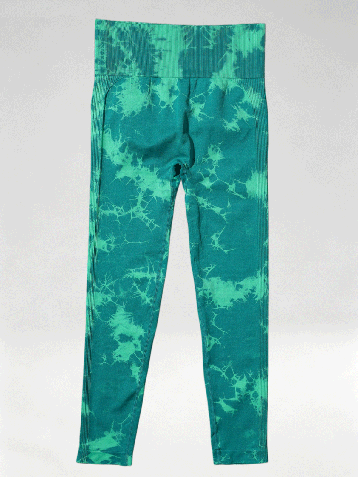 Flexvibe Women High Waist Seamless Tie‑Dye Yoga Leggings Hip Lifting Tummy Control Gym Workout Pants