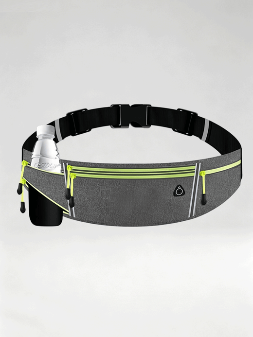 Flexvibe Running Waist Pack, Light Slim Water Bottle Holder for Marathon Jogging, Phone Pouch for Men Women