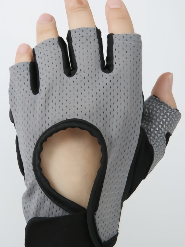 Flexvibe Thin Fitness Sports Gloves, Sweat-Wicking Anti-Slip Anti-Callus Hand Protectors for Pull-Up Bar, Cycling & Gym Equipment Training