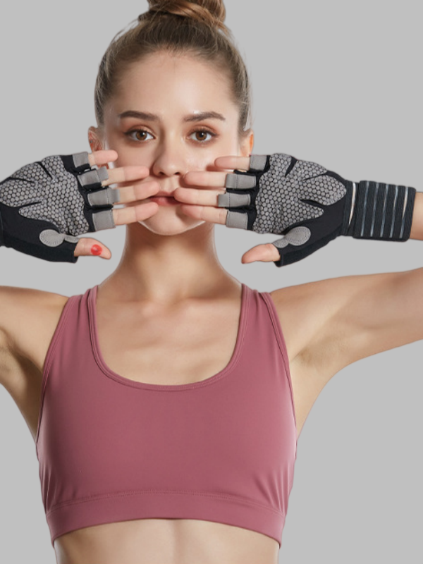 Flexvibe Thin Fitness Sports Gloves, Sweat-Wicking Anti-Slip Anti-Callus Hand Protectors for Pull-Up Bar, Cycling & Gym Equipment Training