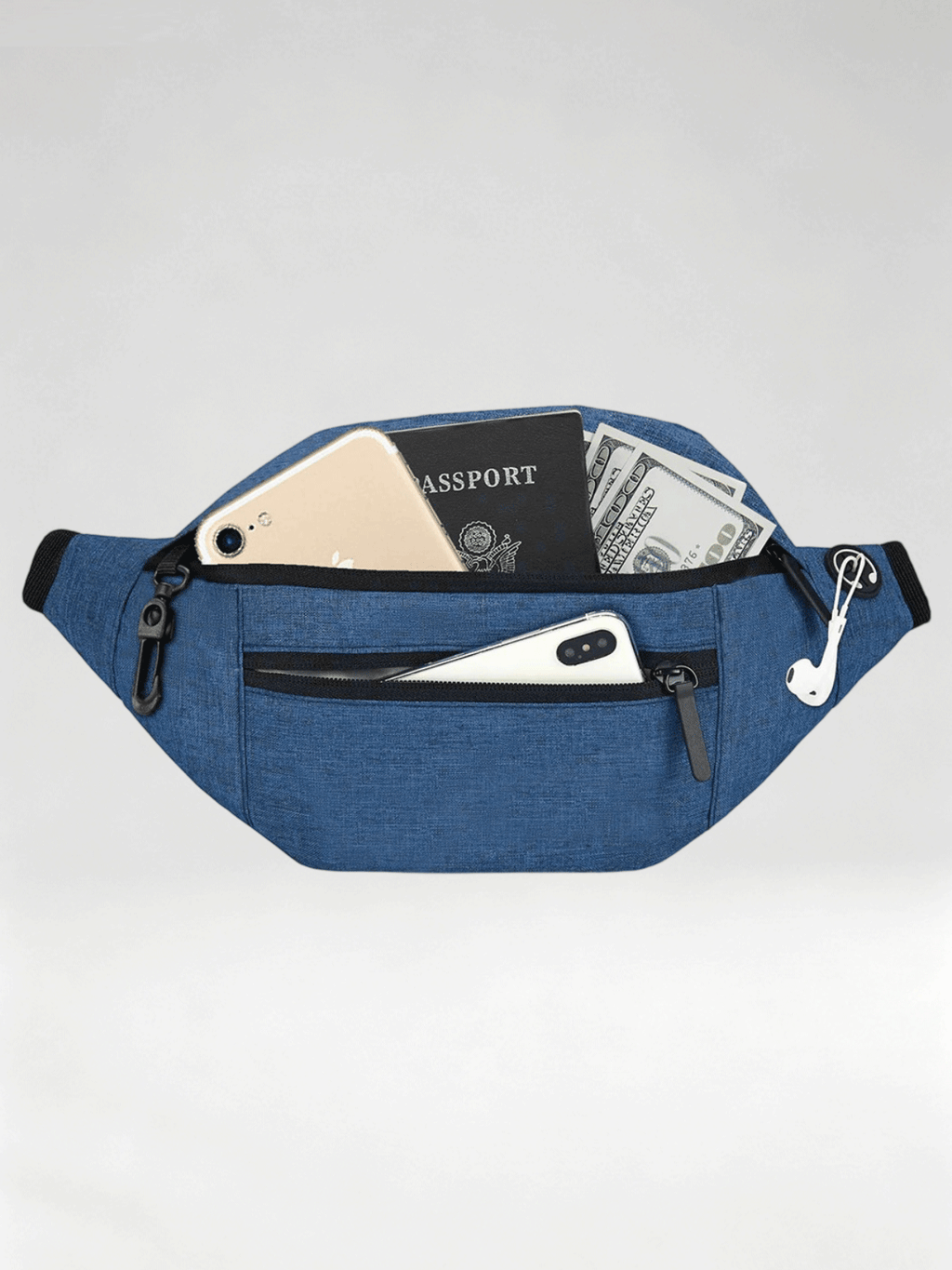 Flexvibe Multifunctional Waterproof Waist Bag, Crossbody Chest Sling Pack for Outdoor Travel Fitness Running