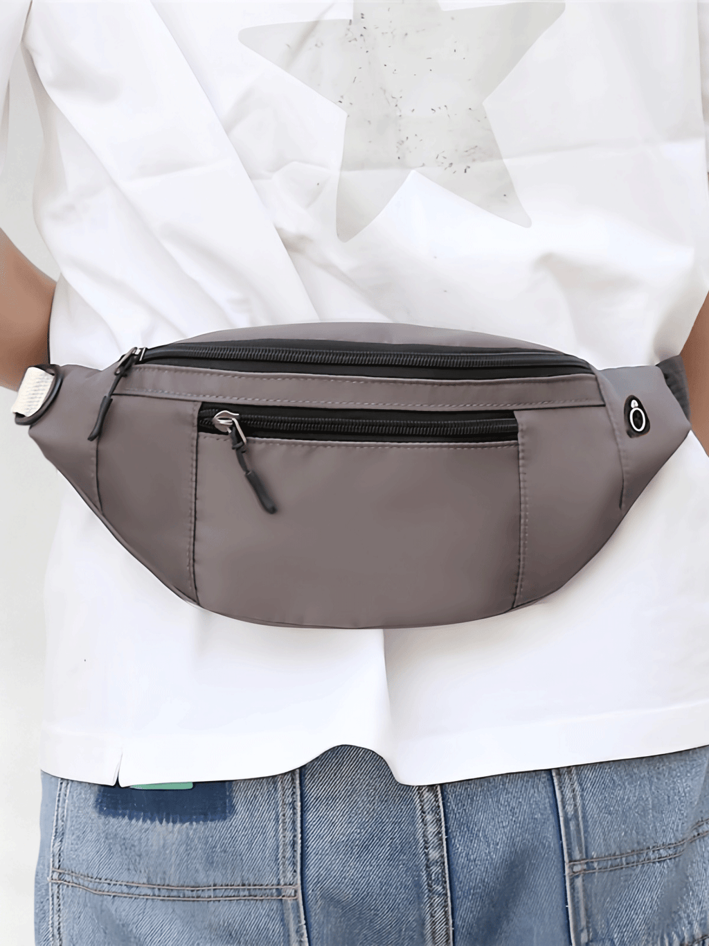 Flexvibe Multifunctional Waterproof Waist Bag, Crossbody Chest Sling Pack for Outdoor Travel Fitness Running