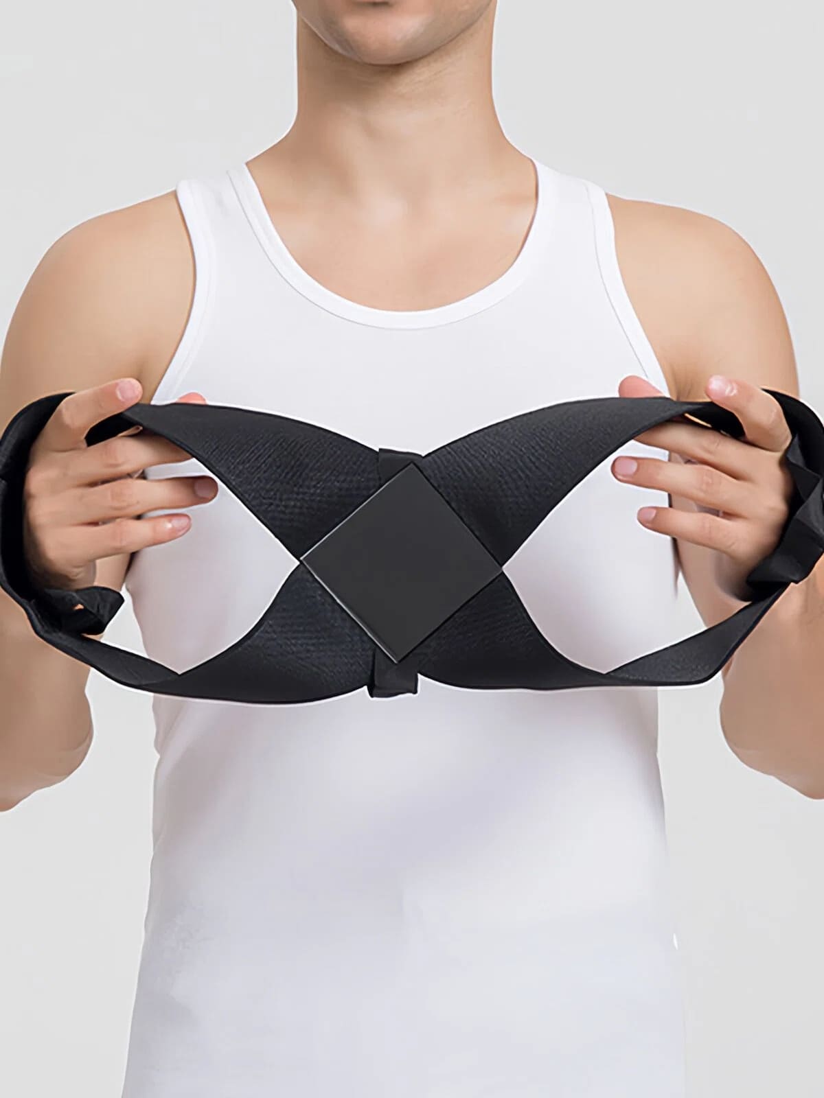 Flexvibe Invisible Breathable Thin Posture Corrector Under Clothes for Office Men Women Shoulder Straightening