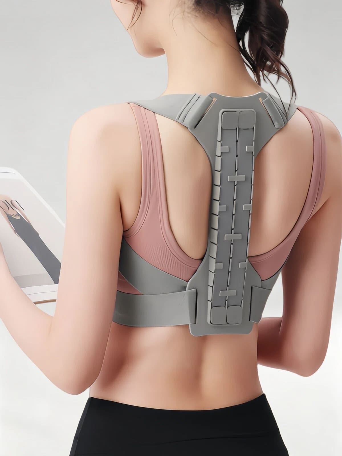 Flexvibe Keel-Support Posture Corrector | Open-Shoulder, Straight Back, Adults, Adjustable, One Size