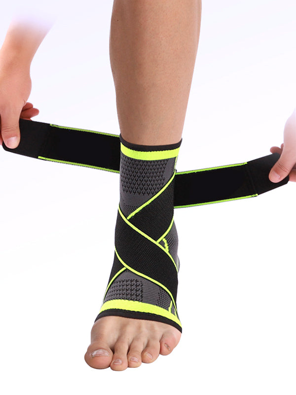 Flexvibe Breathable Ankle Brace Fits Left & Right, Anti-Sprain Support for Basketball Soccer Running Fitness