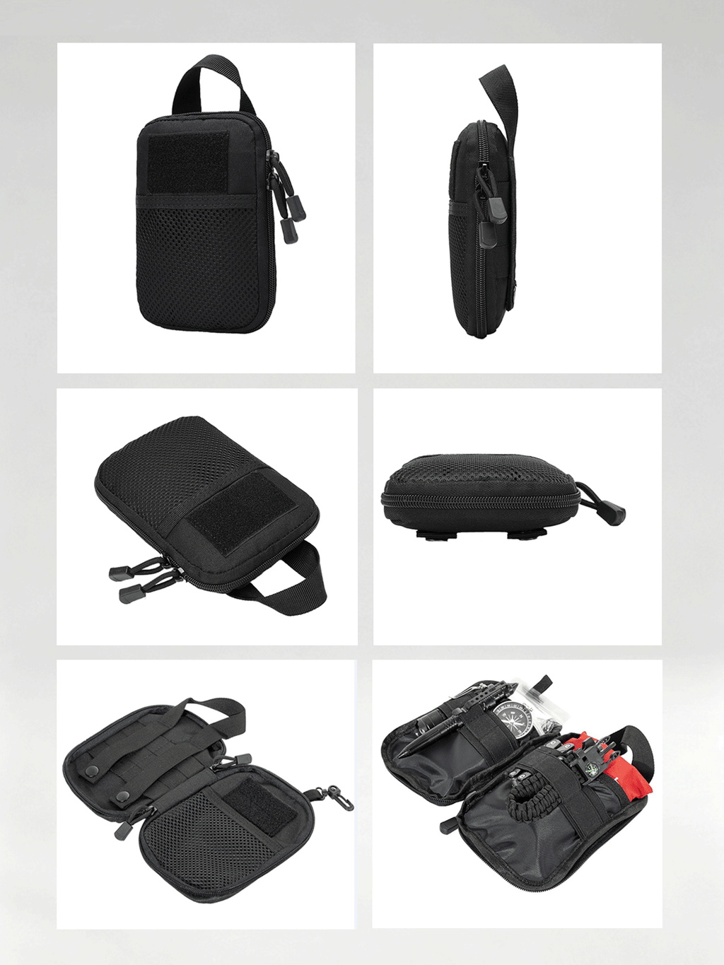 Flexvibe Mini Lightweight Tactical Pouch, Multi-purpose Camo Medical Tool Attachment Bag