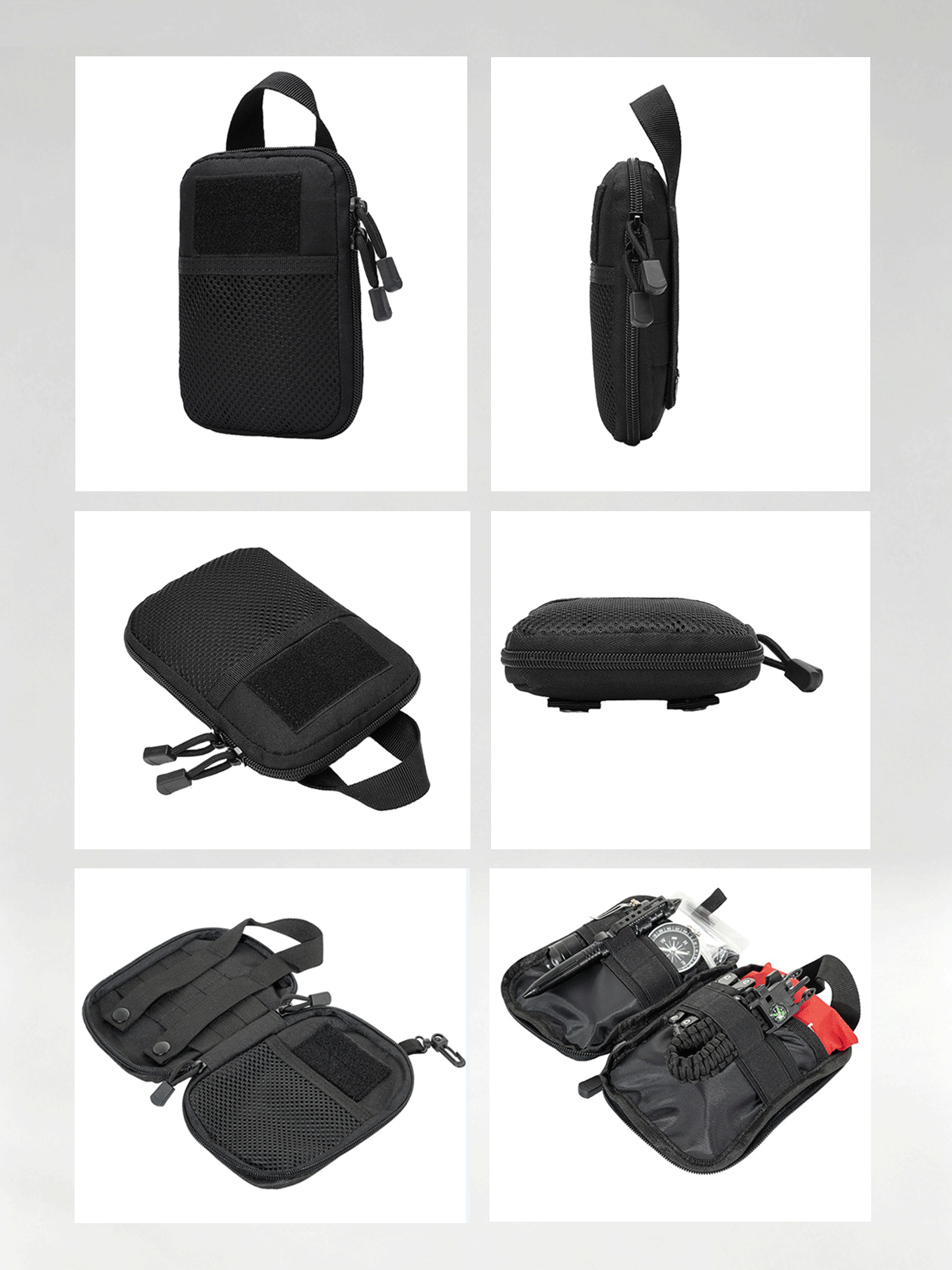 Flexvibe Mini Lightweight Tactical Pouch, Multi-purpose Camo Medical Tool Attachment Bag