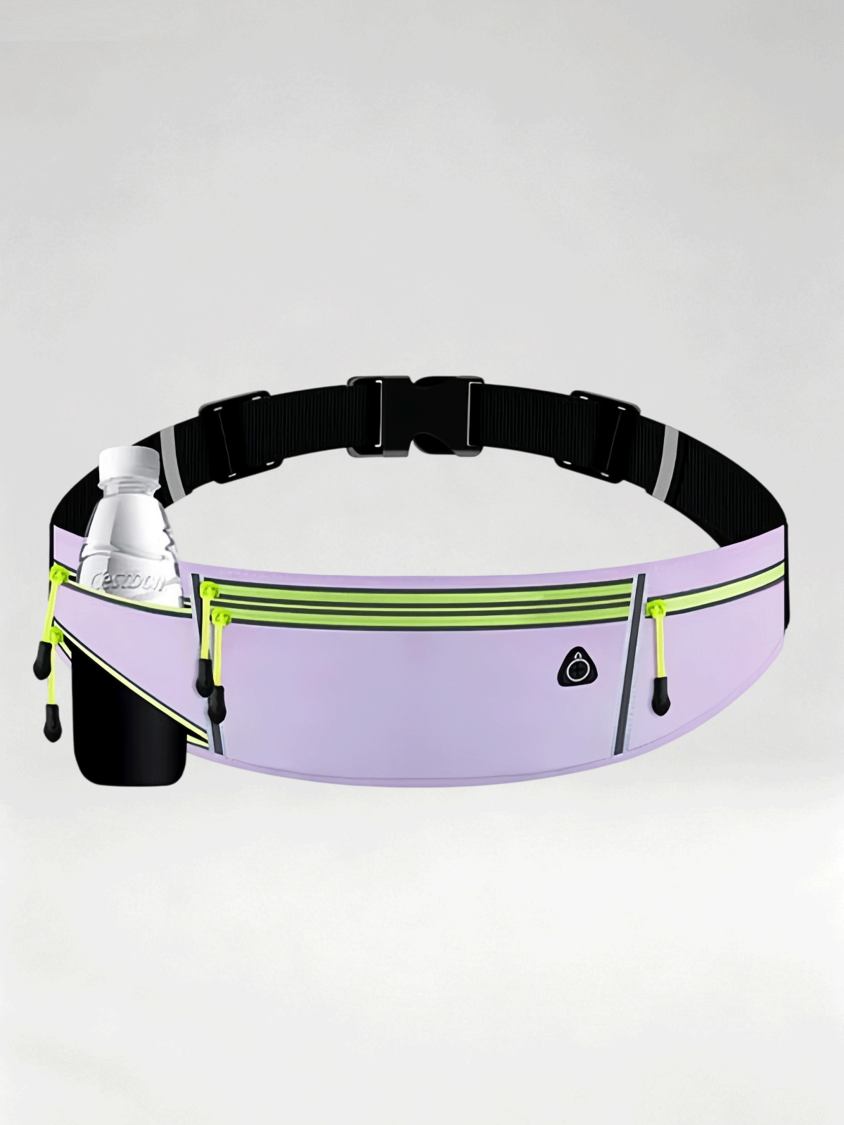 Flexvibe Running Waist Pack, Light Slim Water Bottle Holder for Marathon Jogging, Phone Pouch for Men Women