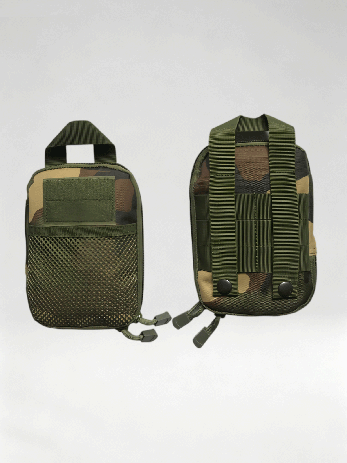Flexvibe Mini Lightweight Tactical Pouch, Multi-purpose Camo Medical Tool Attachment Bag