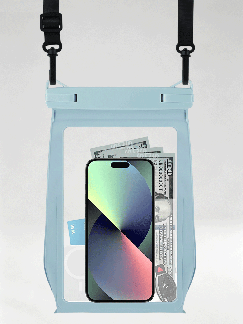 Flexvibe Floating Waterproof Phone Pouch, 8.2 Inch Universal Phone Dry Bag for iPhone Samsung Huawei