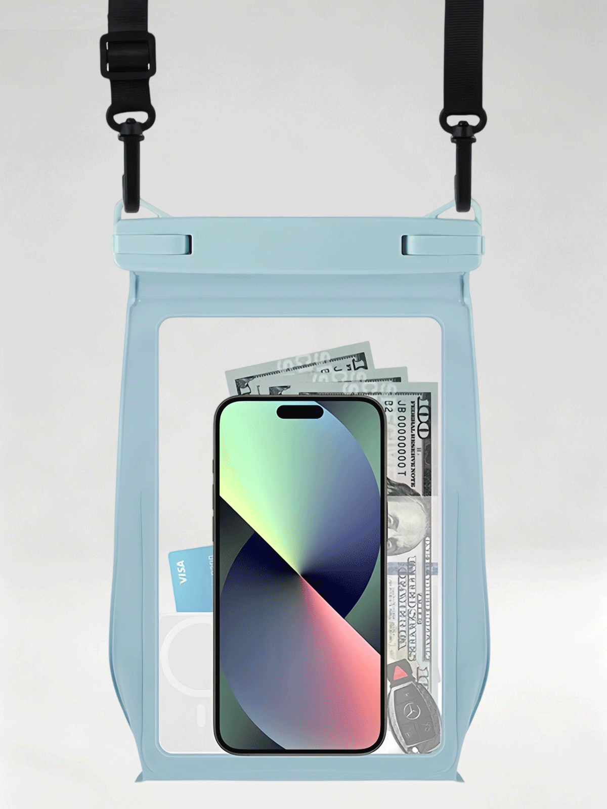 Flexvibe Floating Waterproof Phone Pouch, 8.2 Inch Universal Phone Dry Bag for iPhone Samsung Huawei