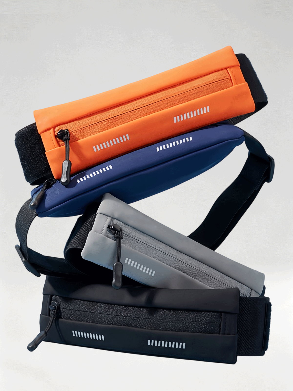 Flexvibe Slim Waterproof Running Fanny Pack, Invisible Waist Belt, 6.5 Inch Sports Phone Pouch