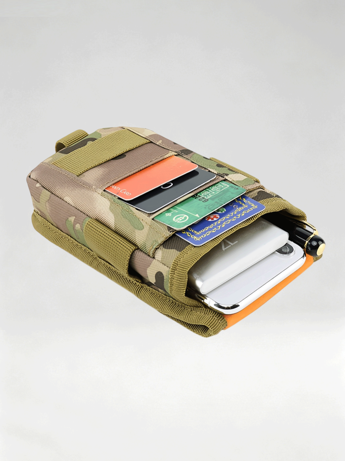 Flexvibe Camo Tactical Fanny Pack, Multi-purpose Large Capacity Phone Pouch for Outdoor Sports