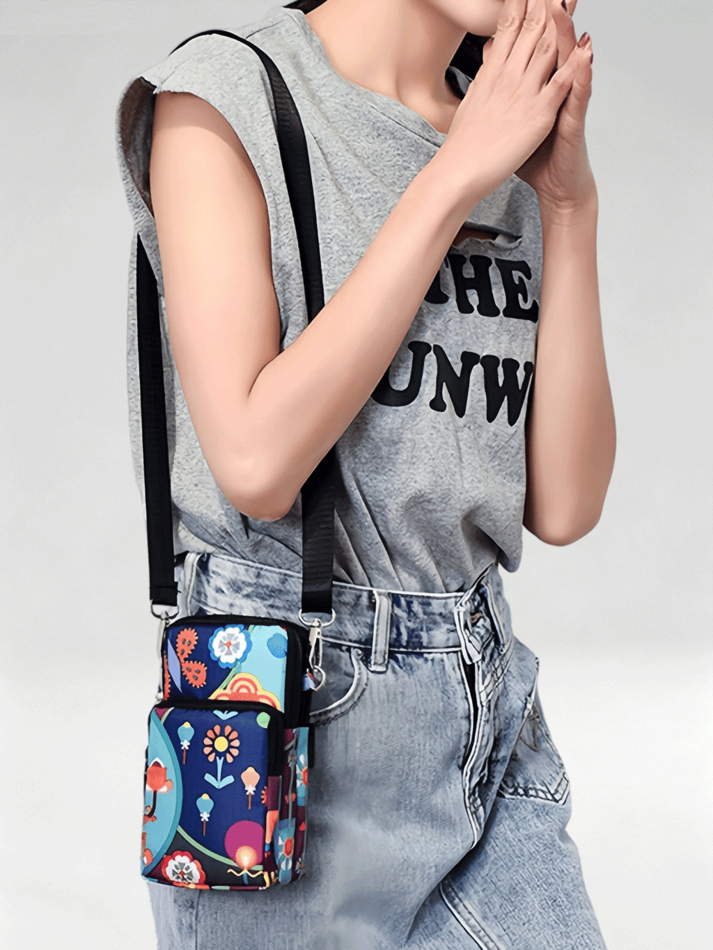 Flexvibe Mini Crossbody Phone Bag for Women, Cute Wrist Purse, Stylish Casual Coin Pocket