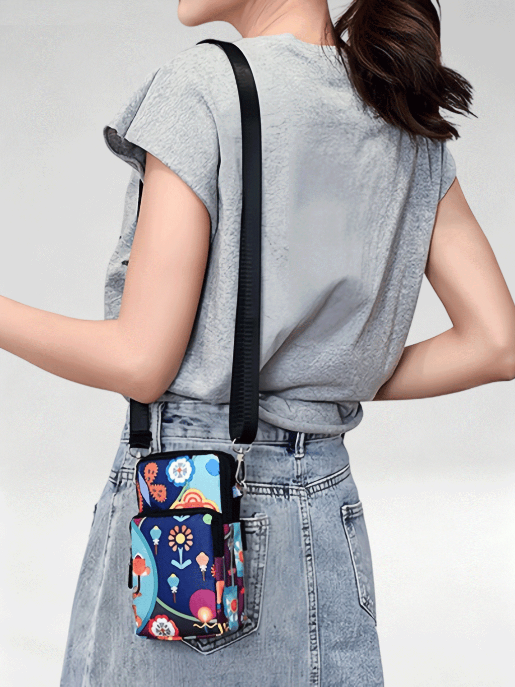 Flexvibe Mini Crossbody Phone Bag for Women, Cute Wrist Purse, Stylish Casual Coin Pocket