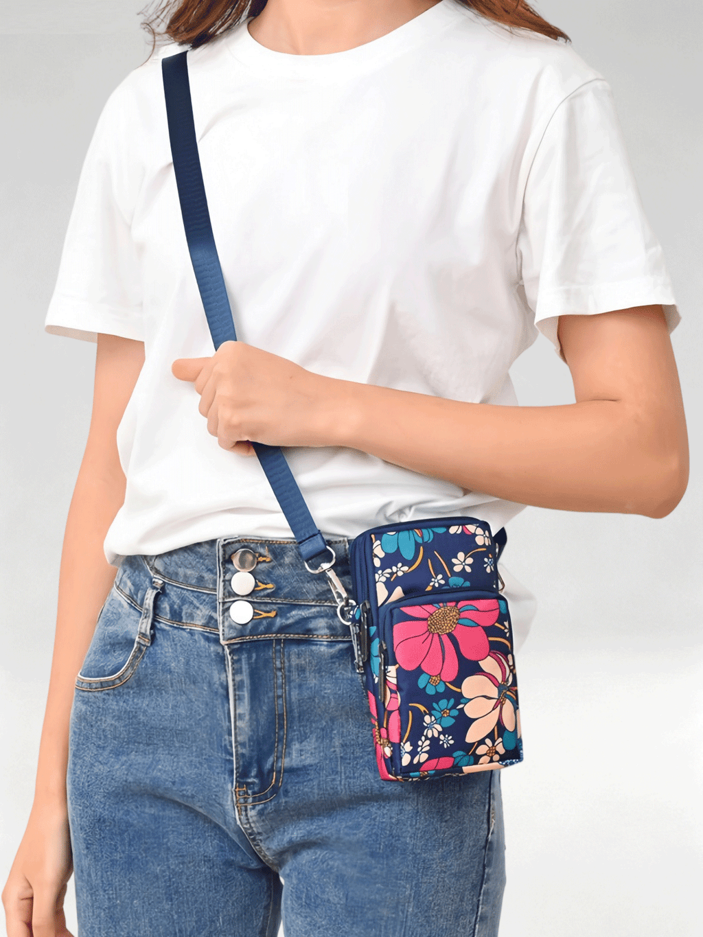 Flexvibe Mini Crossbody Phone Bag for Women, Cute Wrist Purse, Stylish Casual Coin Pocket