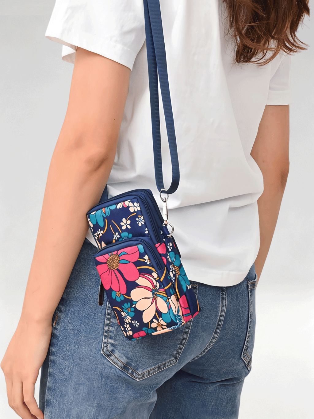Flexvibe Mini Crossbody Phone Bag for Women, Cute Wrist Purse, Stylish Casual Coin Pocket