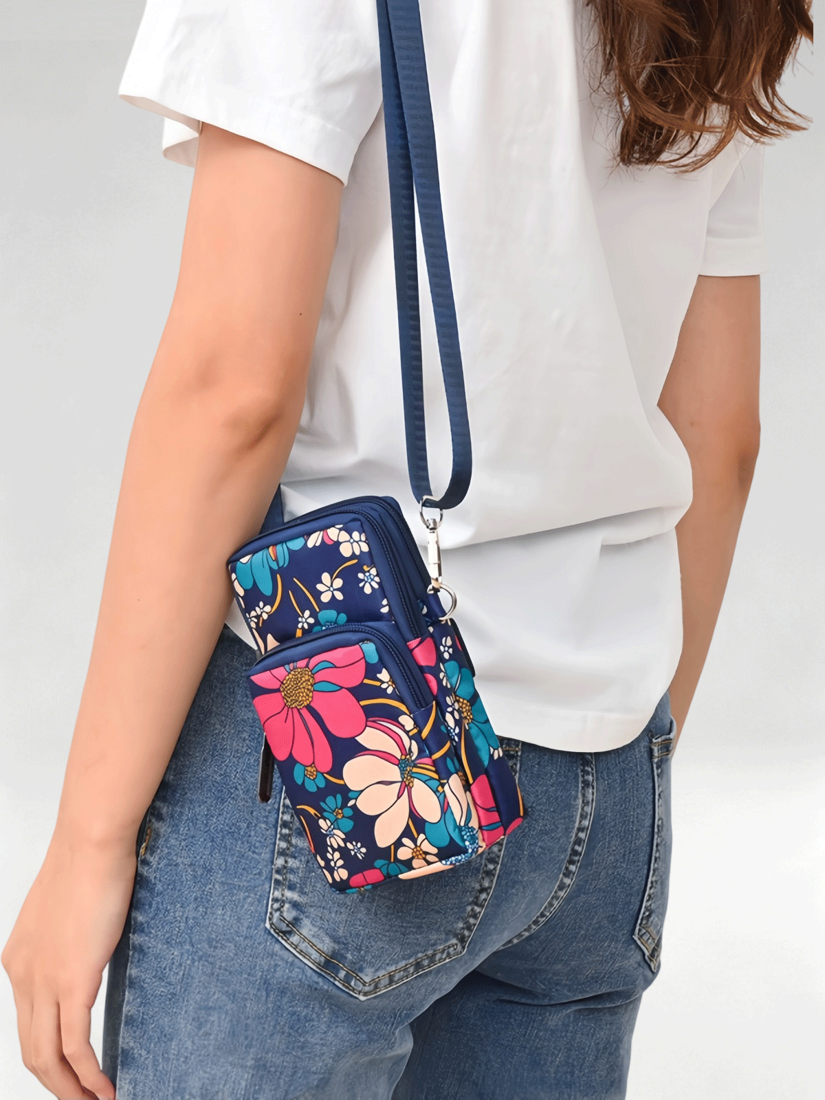 Flexvibe Mini Crossbody Phone Bag for Women, Cute Wrist Purse, Stylish Casual Coin Pocket