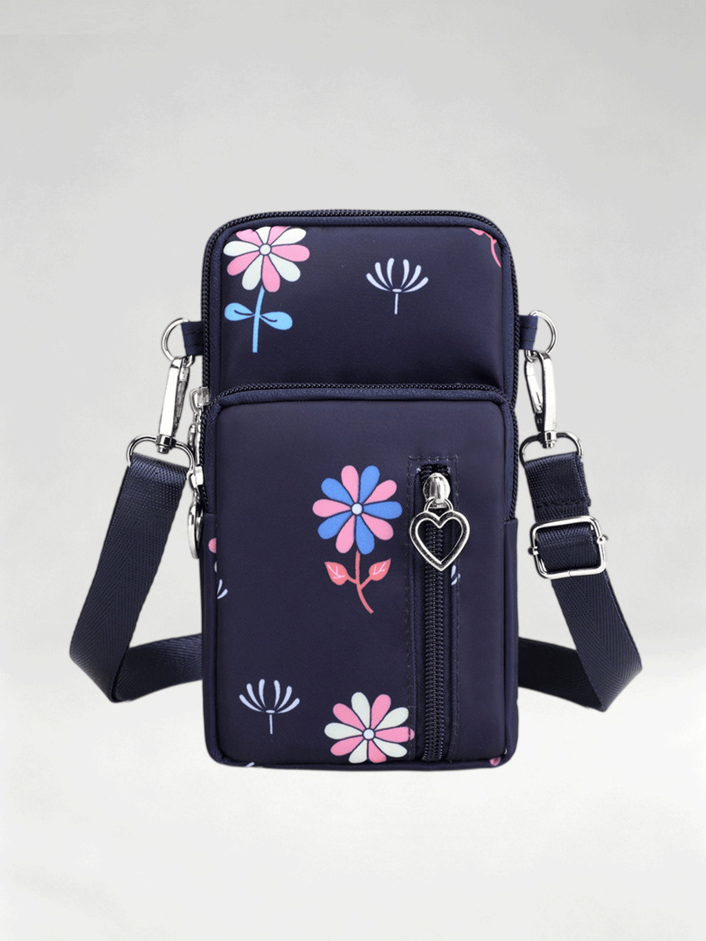 Flexvibe Mini Cell Phone Crossbody Bag for Women, Versatile Vertical Neck Pouch Coin Purse
