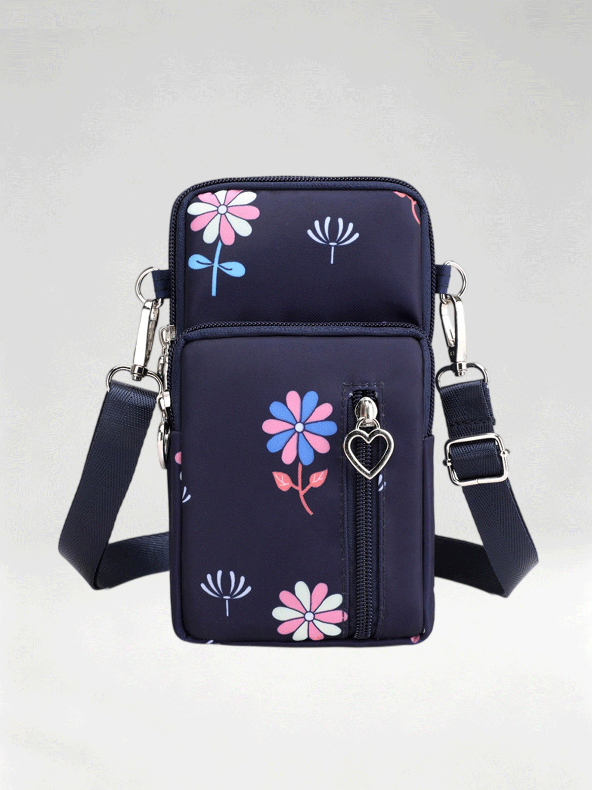 Flexvibe Mini Cell Phone Crossbody Bag for Women, Versatile Vertical Neck Pouch Coin Purse