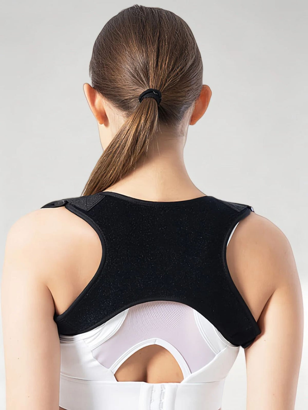 Flexvibe Neoprene Back Posture Corrector Breathable Adjustable Clavicle Sitting Anti‑Hunchback Belt