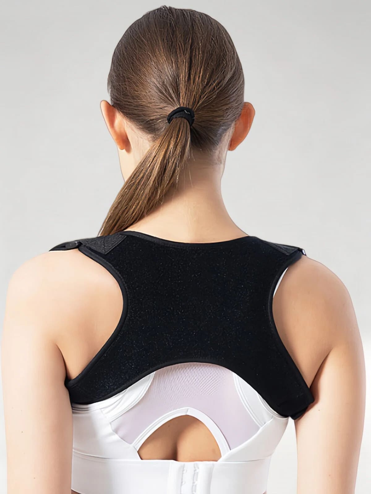 Flexvibe Neoprene Back Posture Corrector Breathable Adjustable Clavicle Sitting Anti‑Hunchback Belt