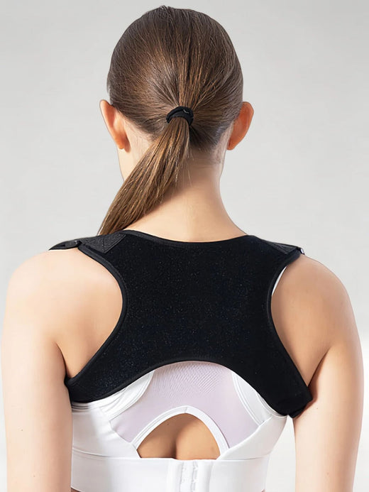 Flexvibe Neoprene Back Posture Corrector Breathable Adjustable Clavicle Sitting Anti‑Hunchback Belt