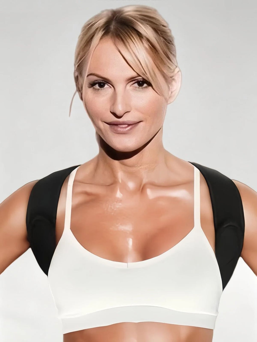 Flexvibe Neoprene Back Posture Corrector Breathable Adjustable Clavicle Sitting Anti‑Hunchback Belt