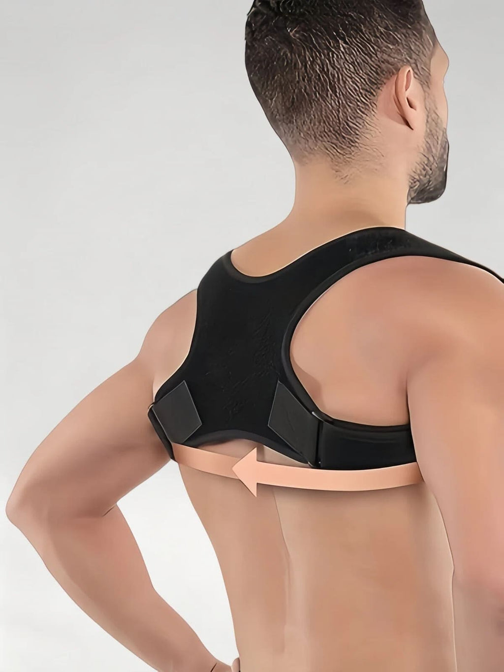 Flexvibe Neoprene Back Posture Corrector Breathable Adjustable Clavicle Sitting Anti‑Hunchback Belt