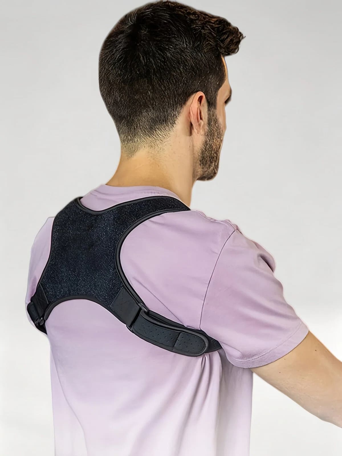 Flexvibe Neoprene Back Posture Corrector Breathable Adjustable Clavicle Sitting Anti‑Hunchback Belt