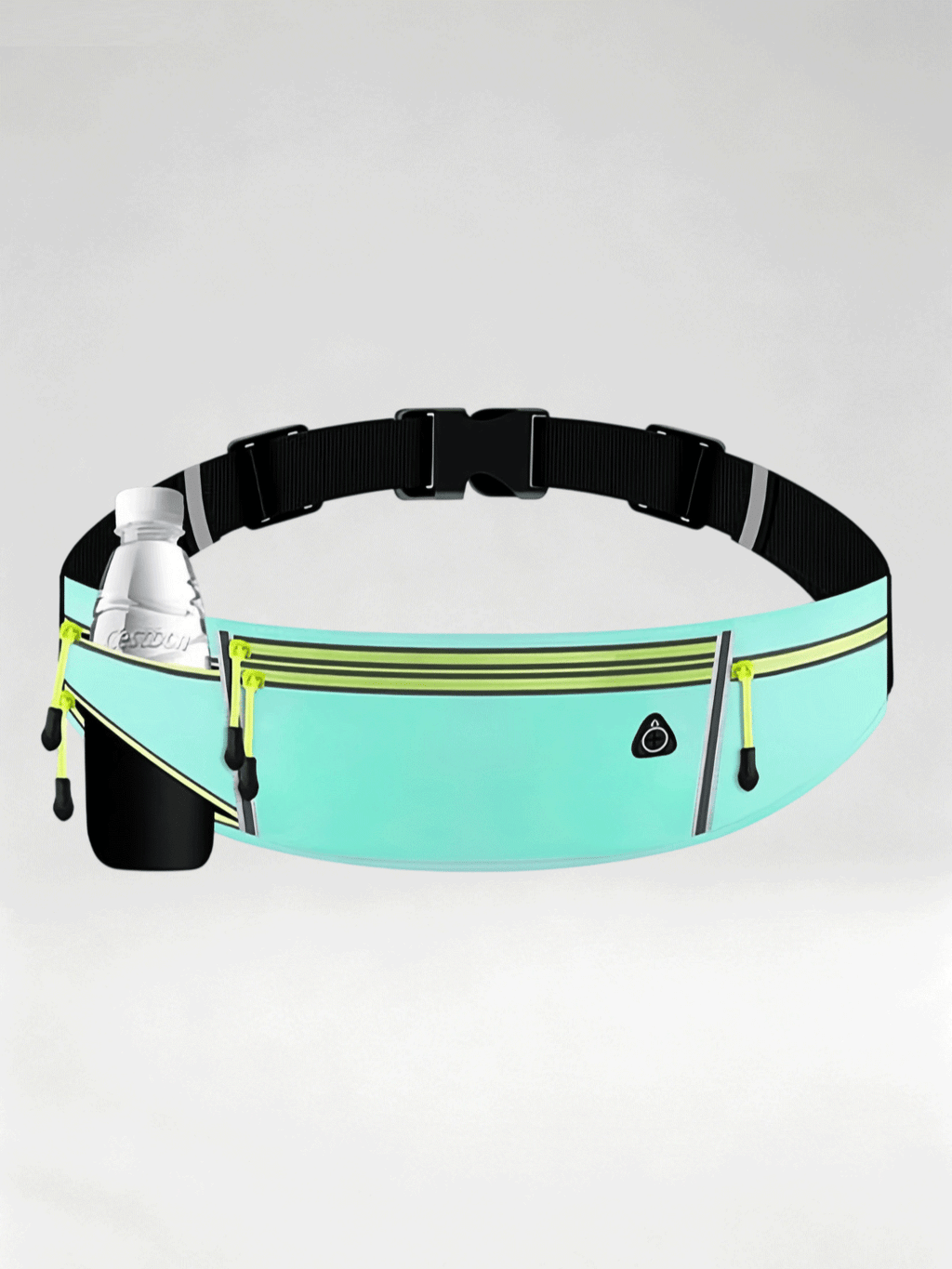 Flexvibe Running Waist Pack, Light Slim Water Bottle Holder for Marathon Jogging, Phone Pouch for Men Women