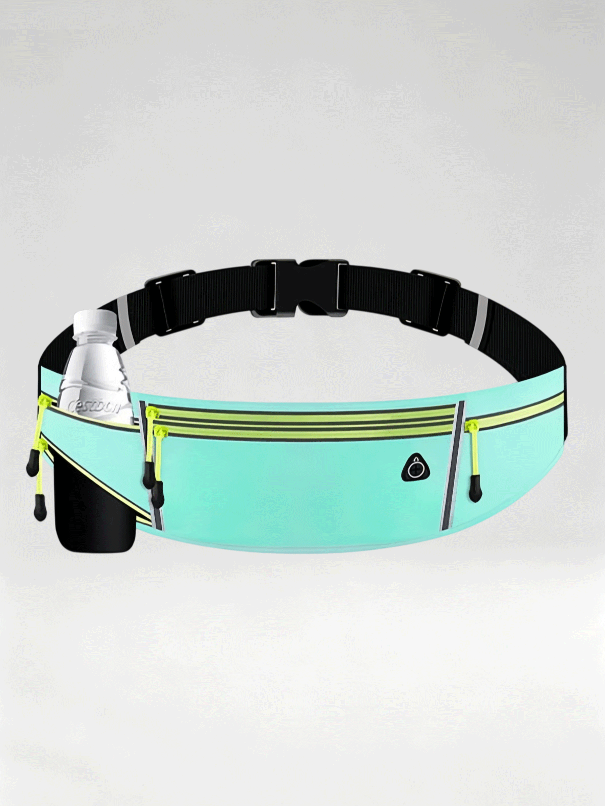 Flexvibe Running Waist Pack, Light Slim Water Bottle Holder for Marathon Jogging, Phone Pouch for Men Women