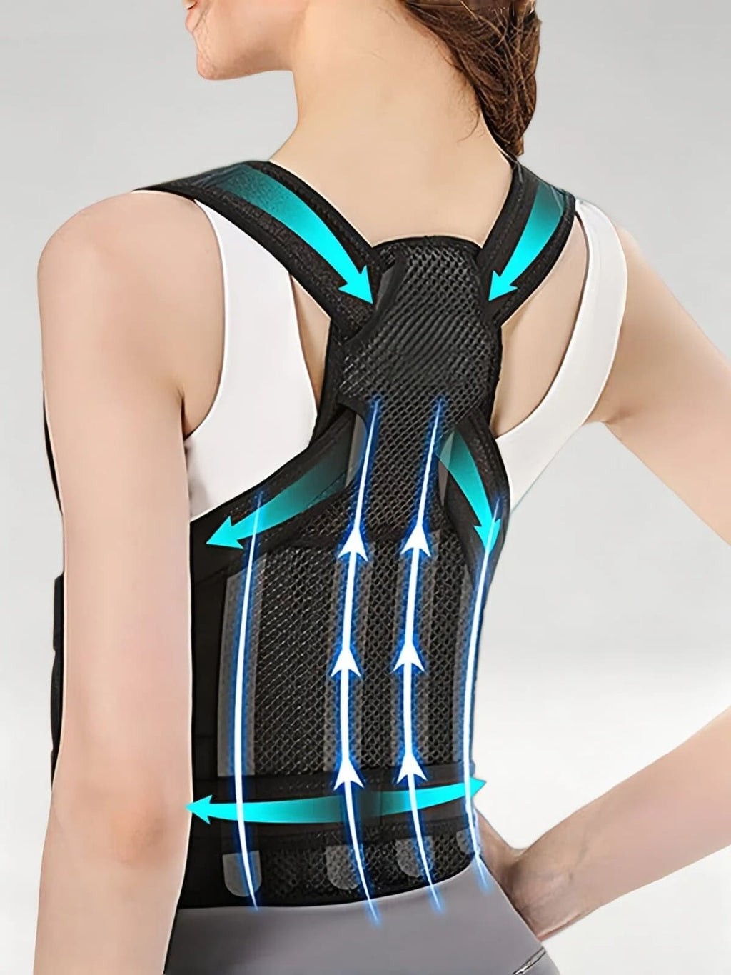 Flexvibe Posture Corrector for Men Women Back Support Anti‑Hunchback Correction Belt