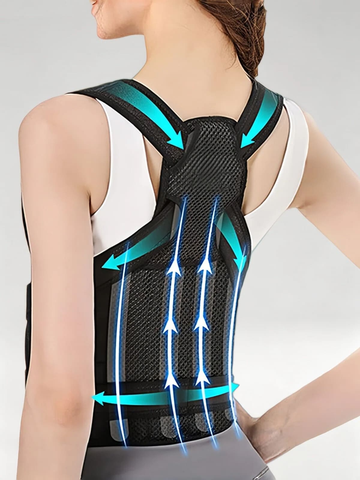Flexvibe Posture Corrector for Men Women Back Support Anti‑Hunchback Correction Belt