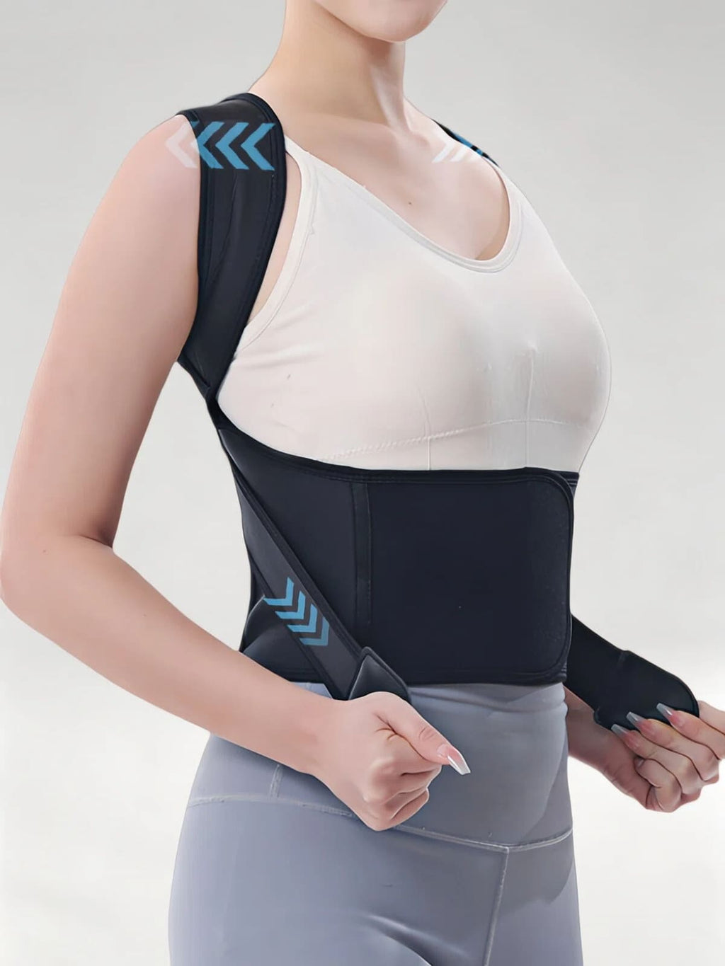 Flexvibe Posture Corrector Back Stretcher for Adults Students Sitting Posture Correction Belt