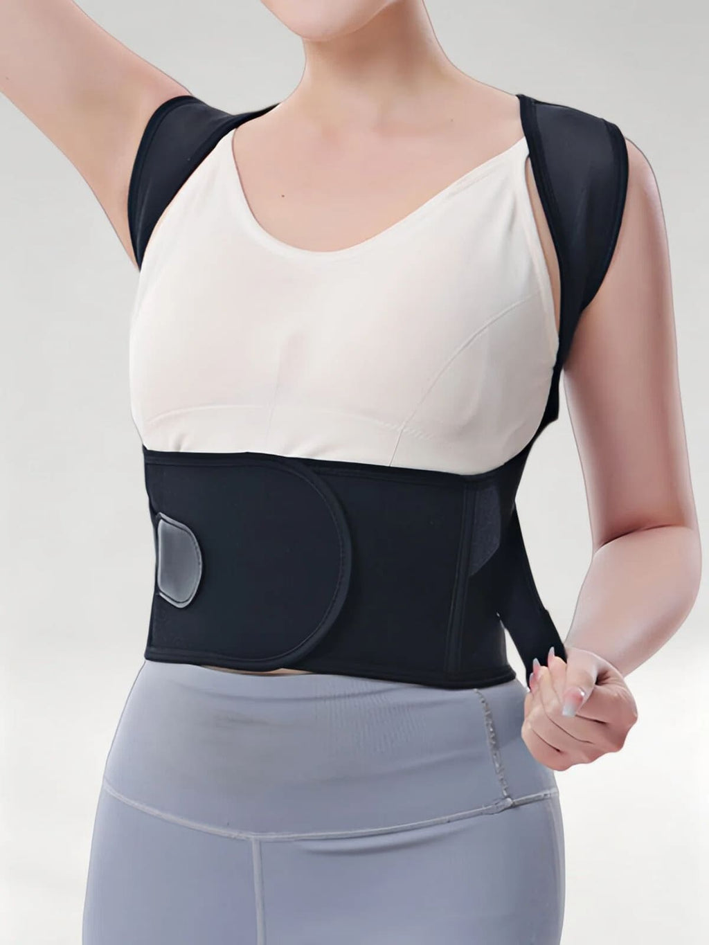 Flexvibe Posture Corrector Back Stretcher for Adults Students Sitting Posture Correction Belt