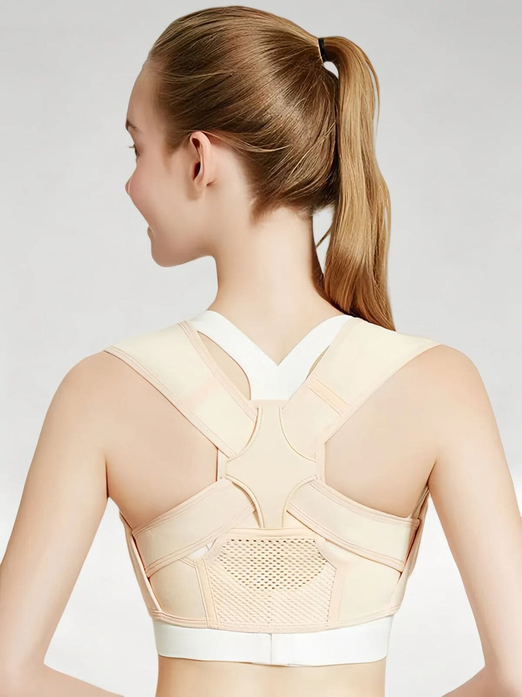 Flexvibe Invisible Posture Corrector for Straighten Shoulders & Chest Back Correction Belt