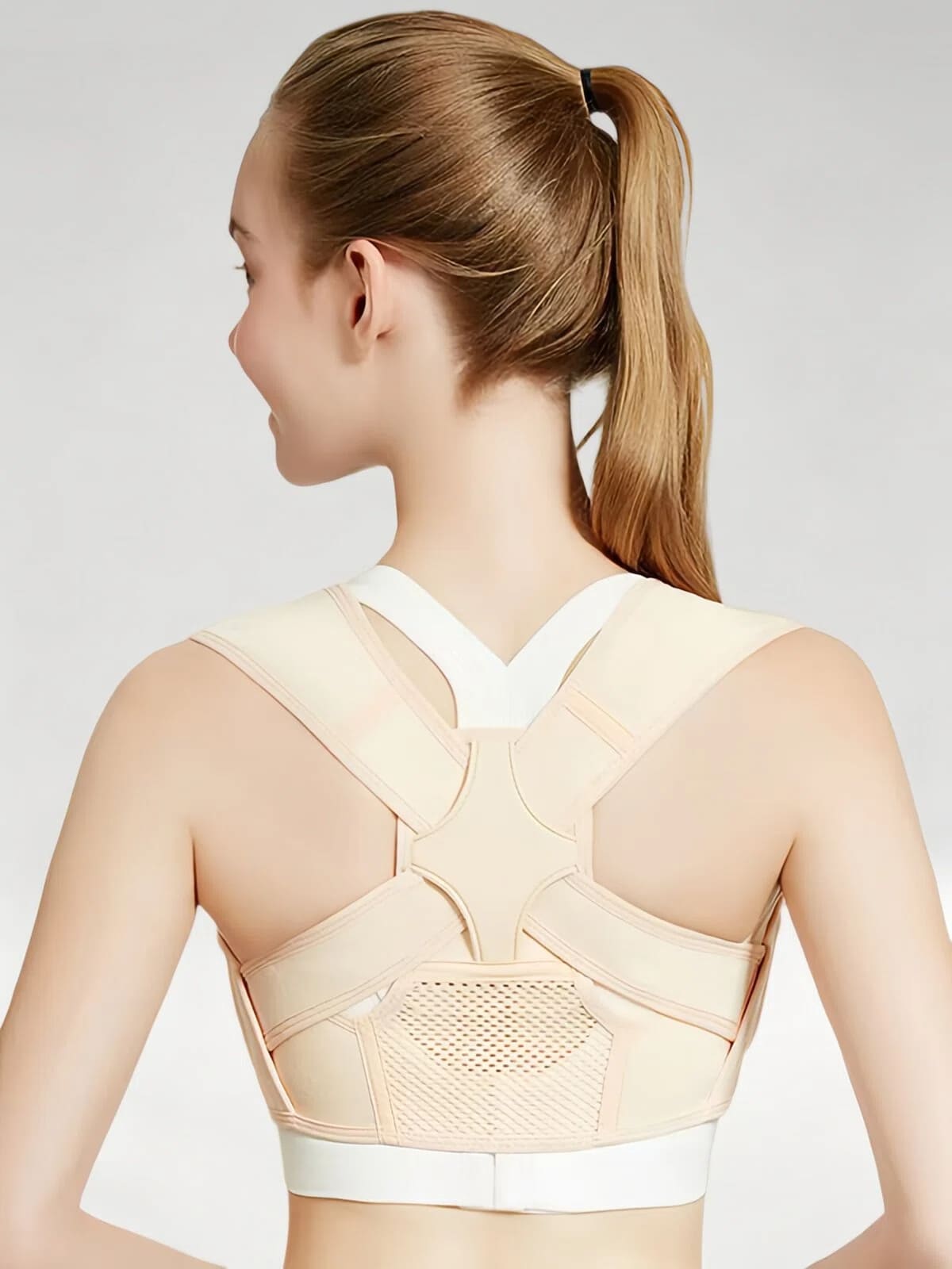 Flexvibe Invisible Posture Corrector for Straighten Shoulders & Chest Back Correction Belt