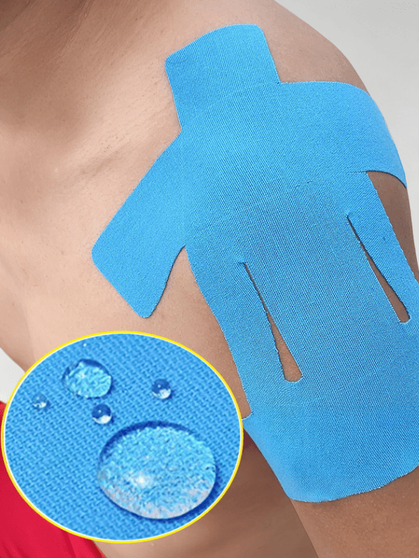Flexvibe Pre‑Cut Integrated Shoulder Kinesiology Tape for Badminton Weightlifting Athletes Elastic Bandage