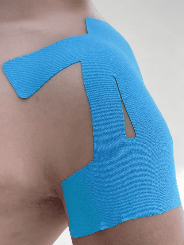 Flexvibe Pre‑Cut Integrated Shoulder Kinesiology Tape for Badminton Weightlifting Athletes Elastic Bandage
