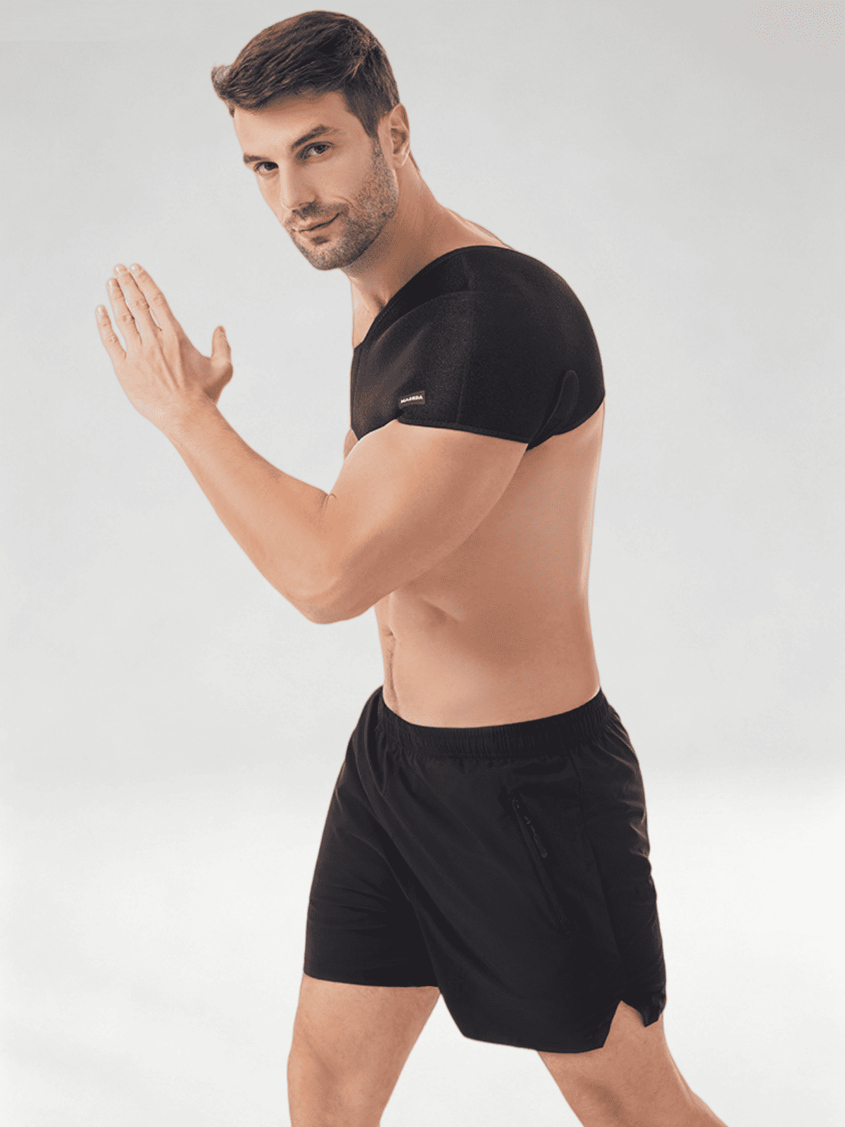 Flexvibe Single Shoulder Compression Support Breathable Warm Protective Strap for Men Women Fitness