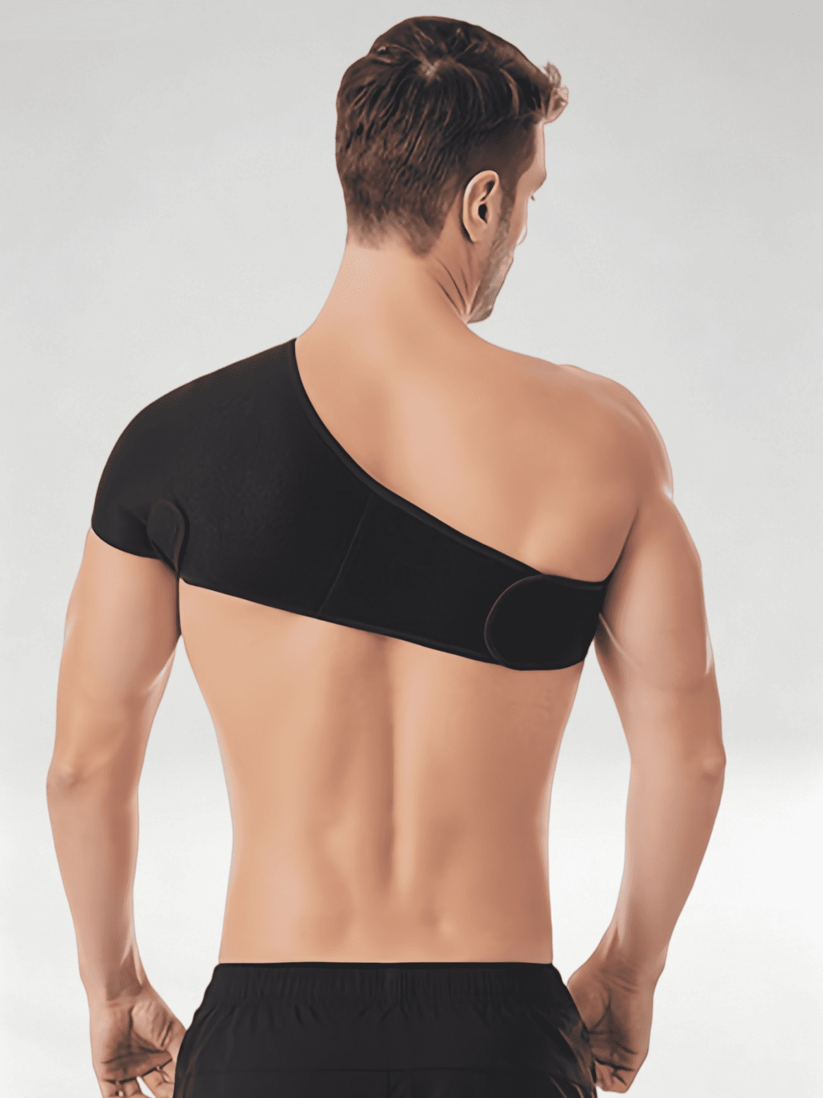 Flexvibe Single Shoulder Compression Support Breathable Warm Protective Strap for Men Women Fitness